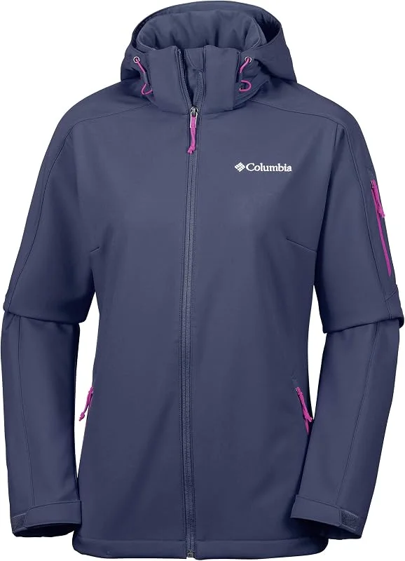 Columbia Cascade Ridge Softshell, Chaqueta De Softshell Cortavientos Mujer — Plumon fino