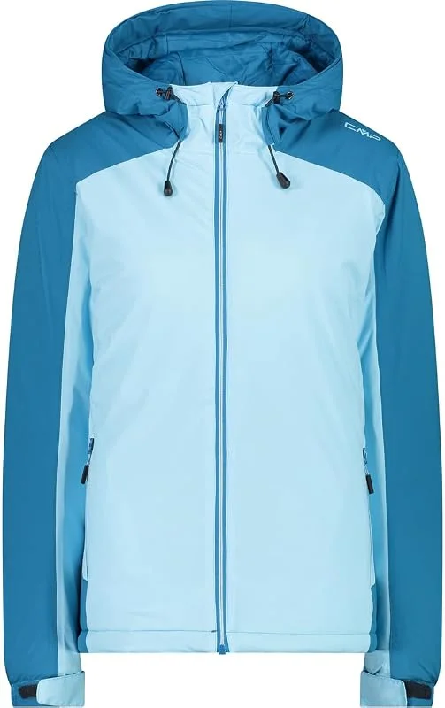 CMP - Chaqueta de mujer con capucha fija, Anís, M — Ropa esqui