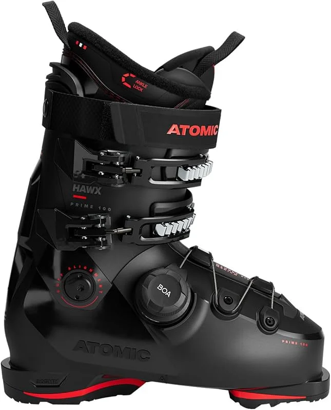 Atomic HAWX Prime 100 Boa Botas de esquí - Botas de esquí de Ancho Medio con Ajuste de 100 mm y 100 Flexibles, Sistema preciso Boa Fit System — Equipo esqui