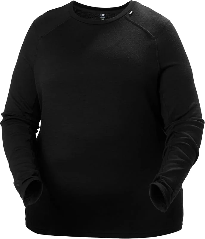 Helly Hansen LIFA Merino Midweight Crew Base Layer Camiseta Mujer — Ropa esqui