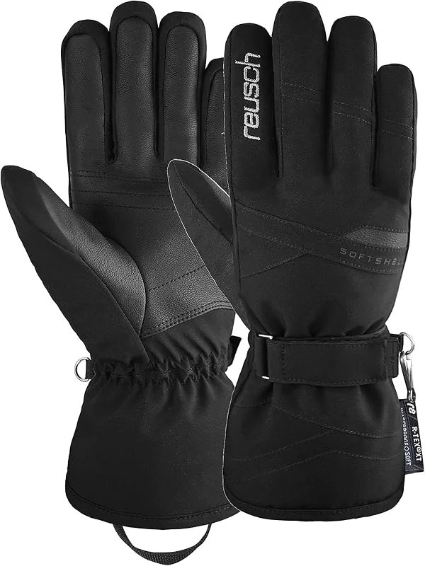 Reusch Hannah R-Tex XT Resistente Al Agua, Gracias Al Aislamiento de Oro Primaloft, Esquí Muy Calientes, Guantes Deportivos para La Nieve Invierno, Mujer — Ropa esqui
