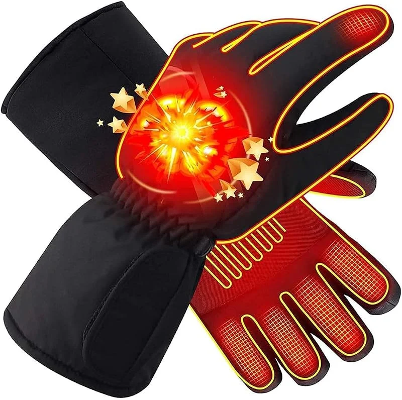 SBTXHJWCGLD Guantes térmicos Guantes de Invierno para Hombres y Mujeres, 3 Niveles de Calentamiento Pantalla táctil Guantes térmicos Impermeables para Esquiar Snowboard Pesca — Ropa esqui