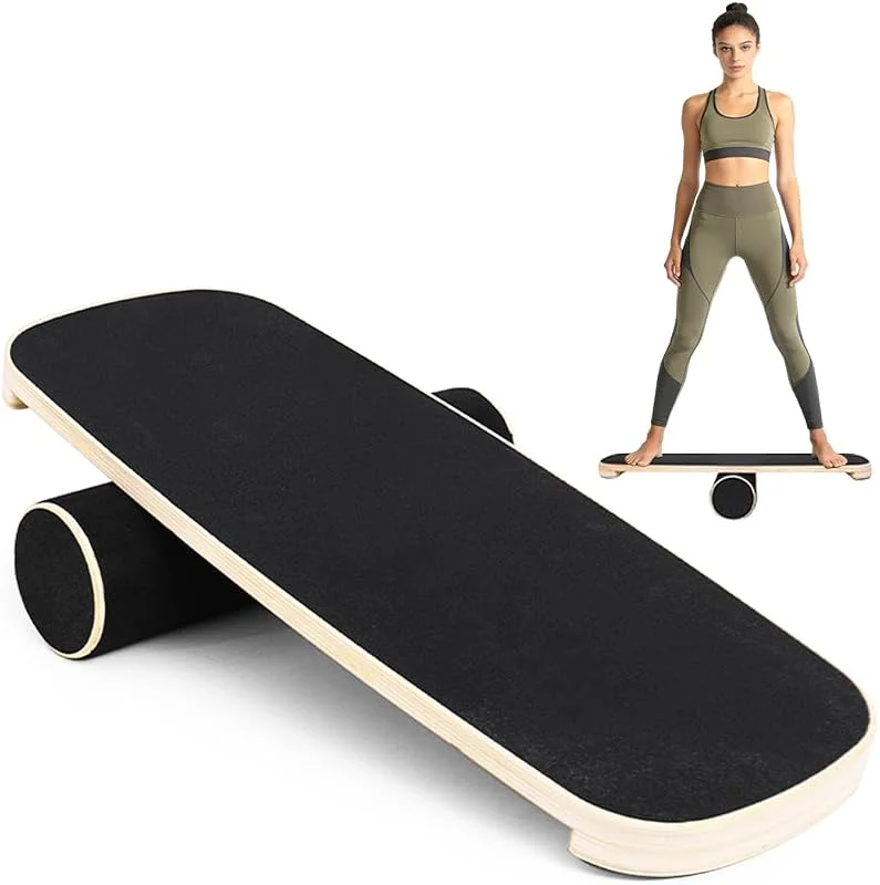 LOMUG Tablero de equilibrio semiesfera de corcho macizo — Equipo esqui
