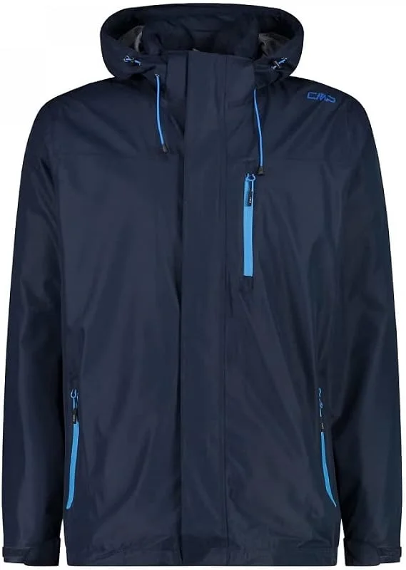 CMP - Chaqueta impermeable con capucha desmontable para hombre — Ropa esqui