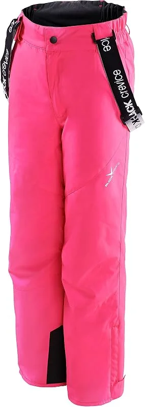 Black Crevice Pantalón de esquí para niña — Ropa esqui