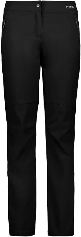 CMP 3A08326 Pantalones Térmicos Softshell WP 7.000, Mujer, Nero, 48 — Ropa esqui