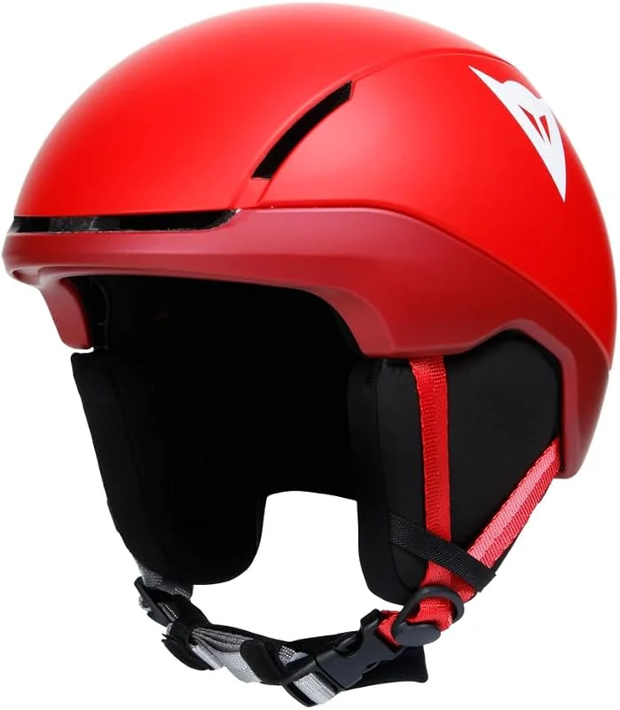 Dainese - Scarabeo Elemento, Casco de Esquí de Policarbonato, Ligero y Resistente, Rojo Metálico, Blanco, Niño — Equipo esqui