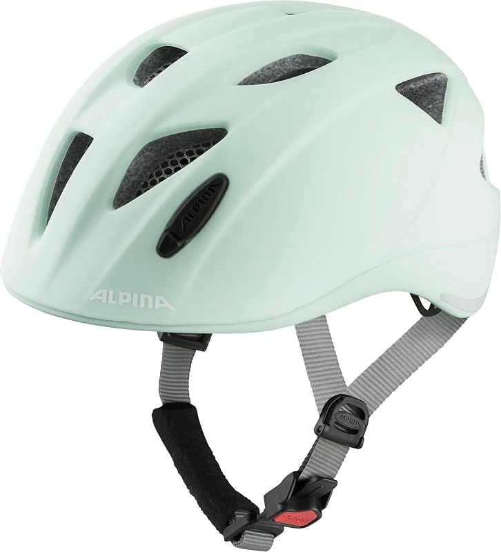 Alpina XIMO L.E. Lightweight, Safe & Shatterproof Bicycle Helmet with Optional LED Light for Children — Equipo esqui