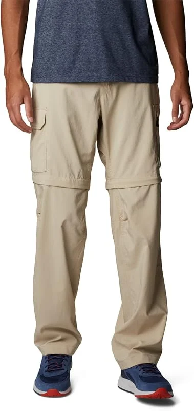 Columbia Silver Ridge Utility Convertible Pant, Pantalones Convertibles De Senderismo Y Trekking para Hombre — Ropa esqui