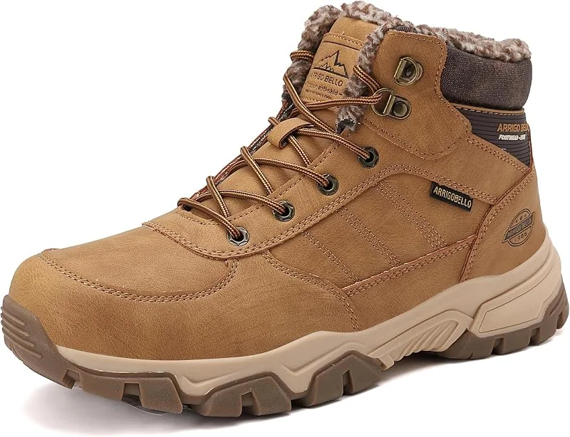 ARRIGO BELLO Botas Hombre Invierno Zapatos Montaña Nieve Botines 41-46 — Equipo esqui