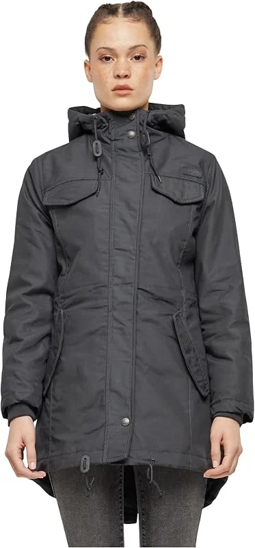 Brandit Mash Lake Parka Girls Mujer Parka Aceituna — Plumon fino