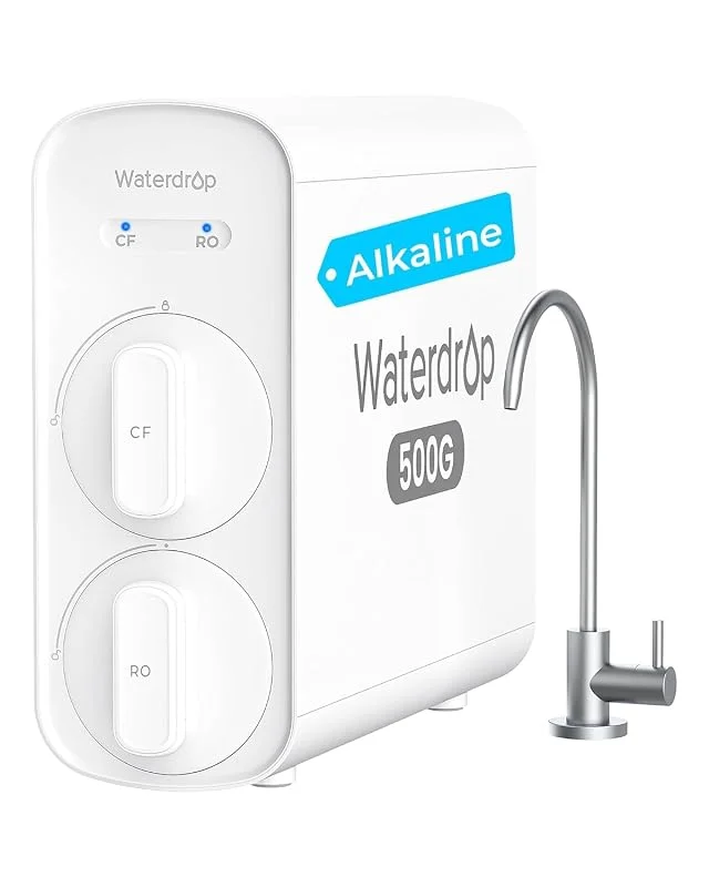 Waterdrop G5P500A Ósmosis Inversa Alcalino con Minerales pH+, 500 GPD — Equipo esqui