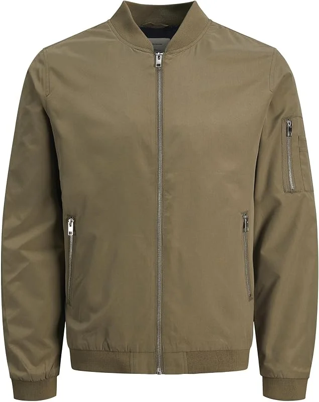 JACK & JONES Bomber Jacket Bomber Jacket — Plumon fino