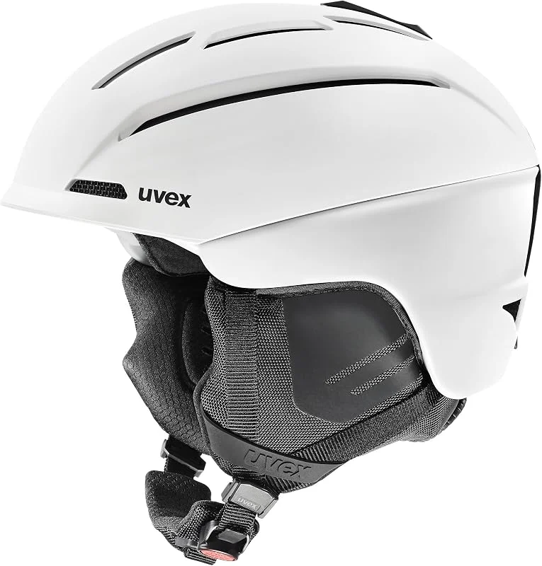 uvex gravitate Casco de Esqui para Adultos, White Matt, 59-61 — Equipo esqui