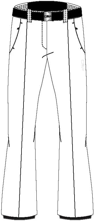 CMP Pantalón Mujer, Blanco, XL — Ropa esqui