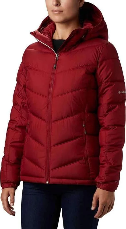 Columbia Lake 22 Down Long Hooded Jacket, Chaqueta De Plumas Acolchada Con Capucha para Mujer — Plumon fino