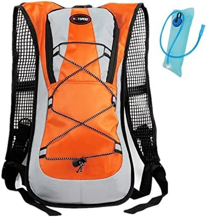 Mochila Impermeable de 5L Bolsa de vejiga de hidratación Ligera Bolsa de Agua Deportiva (2L) con Reflectante para Mujeres Hombres Correr Esquí Senderismo Ciclismo Bicicleta Montaña — Equipo esqui