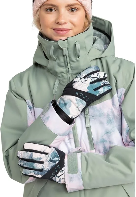 Roxy Jetty Gloves Guantes para Clima frío, Mujeres — Ropa esqui