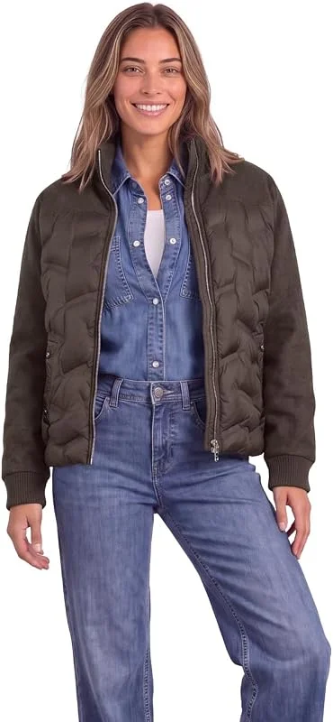 Street One 2005889 Chaqueta de mezcla estructural con acolchado pegado Mujer (Pack de 1) — Plumon fino