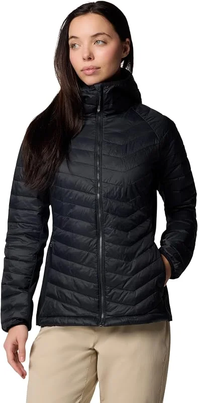 Columbia Powder Pass™ Ii Hybrid Hooded Jacket Chaqueta acolchada con capucha Mujer (Pack de 1) — Plumon fino