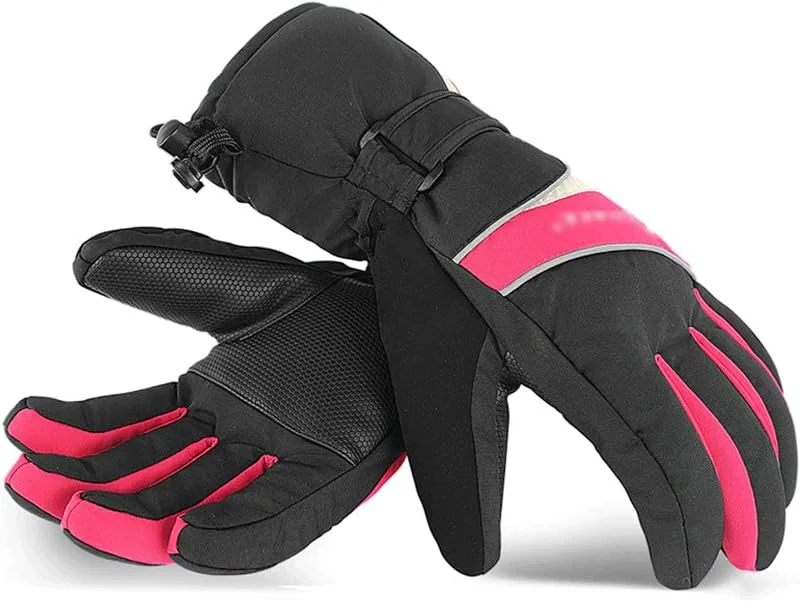 Guantes calefactables para Hombres y Mujeres, Guantes calefactables con batería eléctrica Recargable para Montar, Esquiar, Snowboard, Caza, Guantes Impermeables para Calentar Las Manos — Ropa esqui