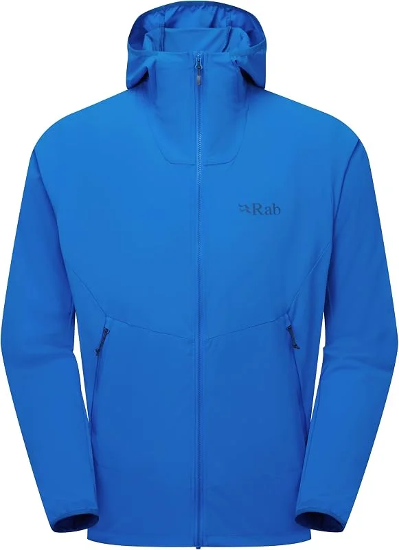 Rab Borealis - Chaqueta con capucha para hombre, ligera, repelente al agua, para senderismo y escalada — Plumon fino