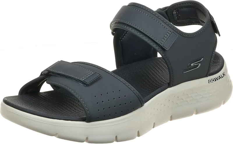 Skechers Hombre Go Walk Flex Sandal Easy Entry Slip-In ENTRENADOR — Plumon fino