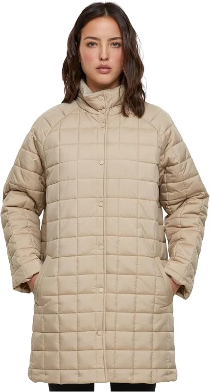 Urban Classics Ladies Quilted Coat Chaqueta Mujer (Pack de 1) — Plumon fino