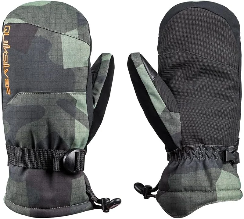 Quiksilver Boy's Mission Youth Mitt Cold Weather Gloves ( ) — Ropa esqui