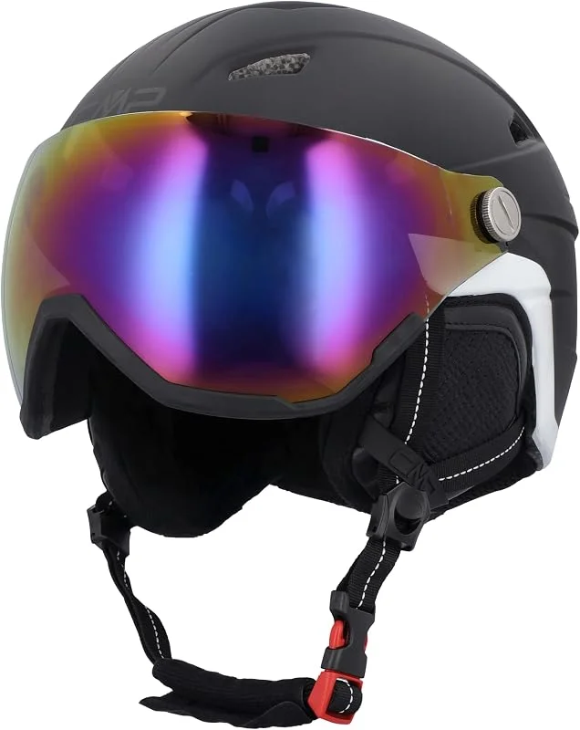 CMP Casco de esquí WA-2 con Visera, Unisex, para Adulto, 38B4677 — Equipo esqui