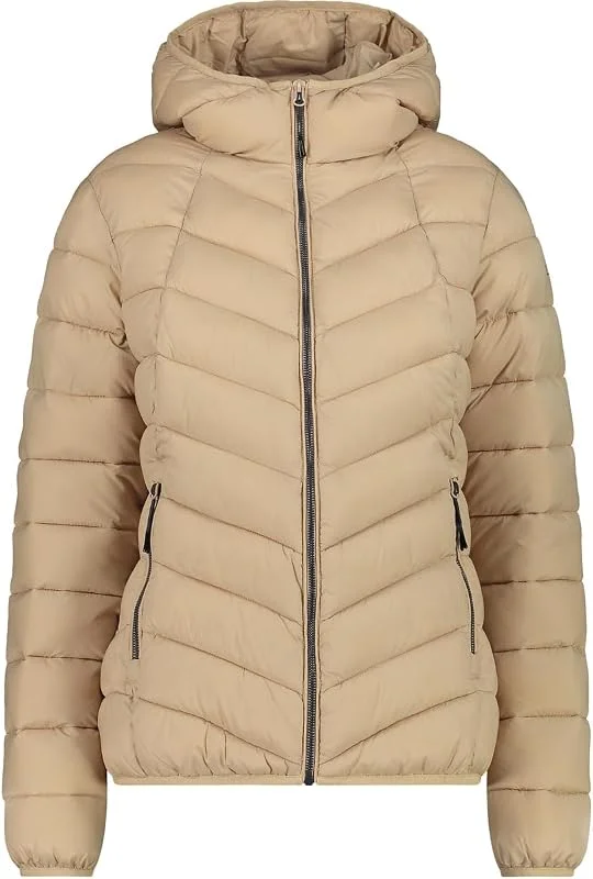 CMP Chaqueta Mujer Capucha Fija Chaqueta acolchada Mujer — Plumon fino