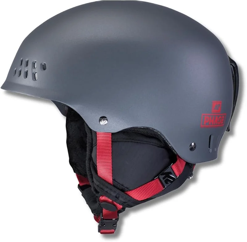 K2 Phase Helm 2025 Gunmetal — Equipo esqui