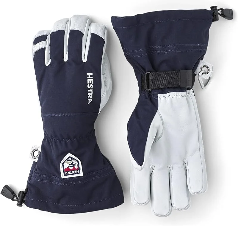 Hestra Army Leather Heli SKI Handschuh 20254 Black — Ropa esqui