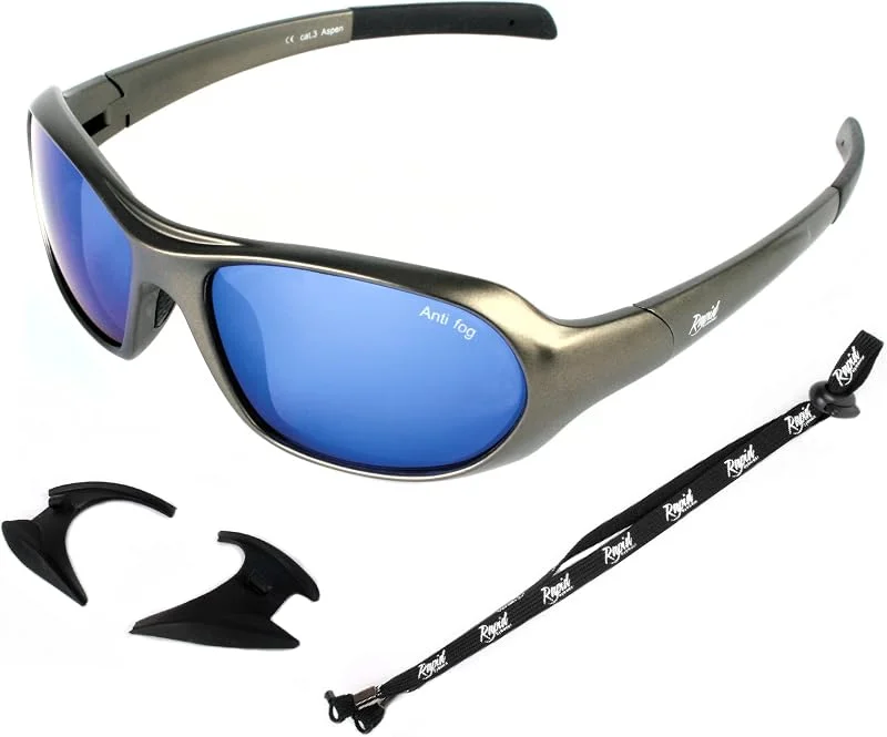 Aspen - Gafas de esquí, Color Plateado, Talla FR: 13 x 13 x 4, 5 cm — Equipo esqui
