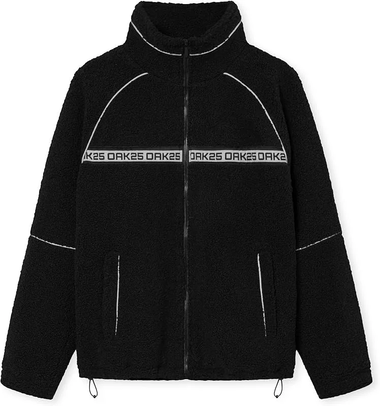 OAK25 Chaqueta Polar Teddy Hombre y Mujer Negro - Everyday Fleece — Ropa esqui