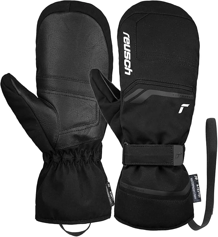 Reusch Primus R-Tex® XT - Manoplas con Correa para la muñeca y Membrana Impermeable, Guantes de esquí agradablemente cálidos, Guantes Softshell, Guantes de Nieve — Ropa esqui