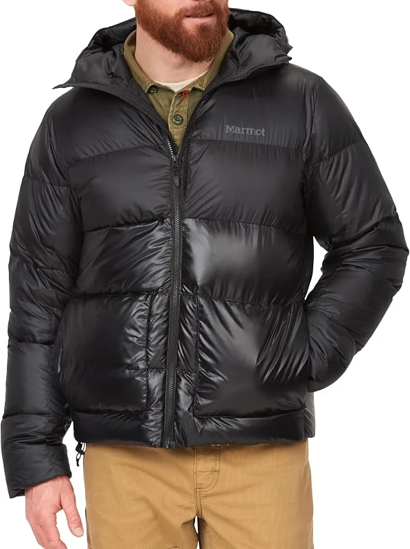 MARMOT Guides Down Hoody Cálida chaqueta ligera de plumón para invierno Hombre (Pack de 1) — Plumon fino