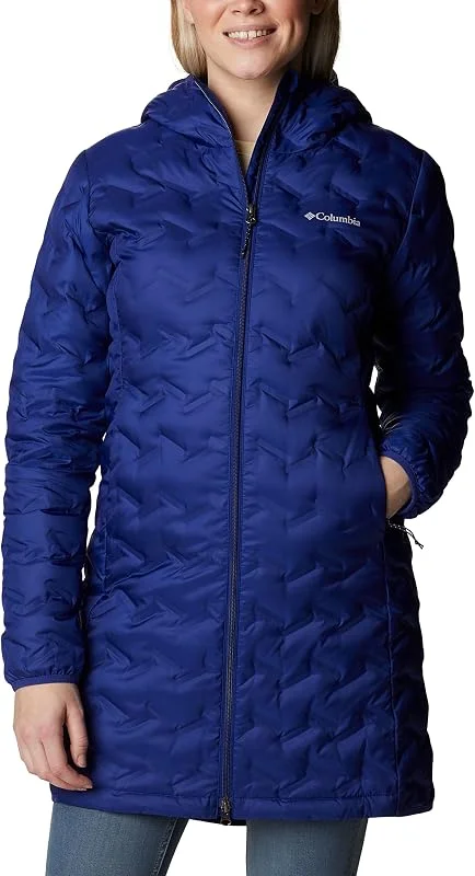 Columbia Delta Ridge Long Down Jacket Delta Ridge - Chaqueta larga de plumón Mujer (Pack de 1) — Plumon fino