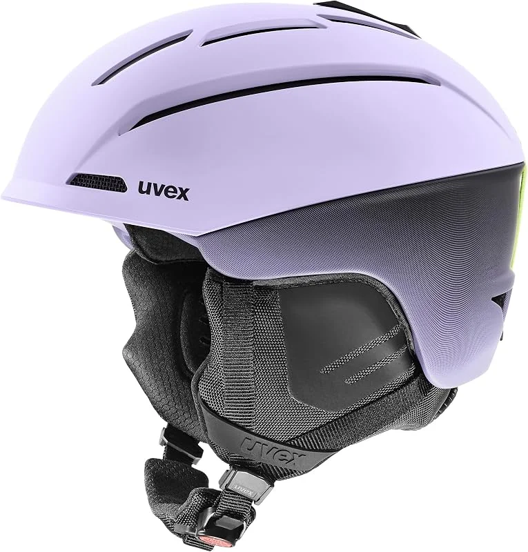 Uvex Grado de lavanda Cool Black Matt Cool Lavender Grado Negro Mate Medio — Equipo esqui
