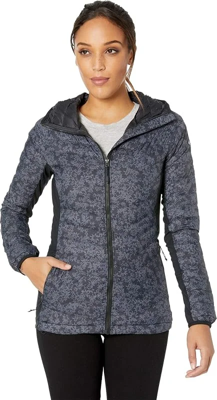 Columbia Powder Pass Hooded Jacket, Chaqueta Acolchada Con Capucha para Mujer — Plumon fino
