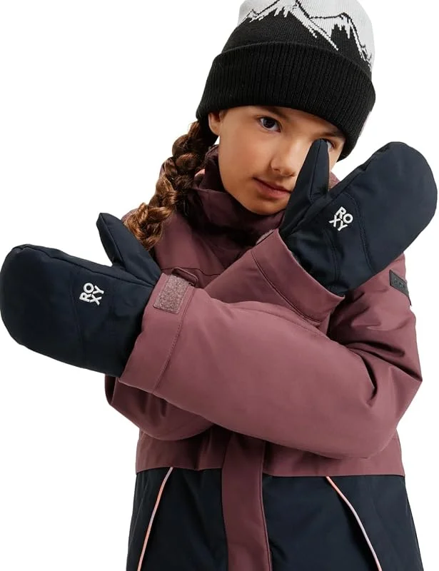 Roxy Jetty Girl Solid Mitt Guantes para clima frío Niñas (Pack de 1) — Ropa esqui