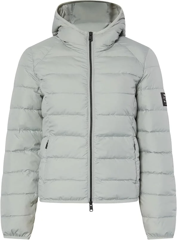 ECOALF Asp ECOALF - Abrigo Mujer Aspalf, de Poliéster Reciclado, con Capucha, Relleno de Primaloft, Ultraligero y Cómodo, Chaqueta Mujer, Talla M, Color Verde Claro Mujer — Ropa esqui