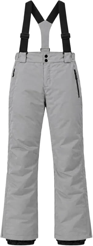 HOTIAN Pantalones de esquí para hombre, impermeables, transpirables, cálidos, para exteriores, con tirantes, para nieve, snowboard, trekking — Ropa esqui