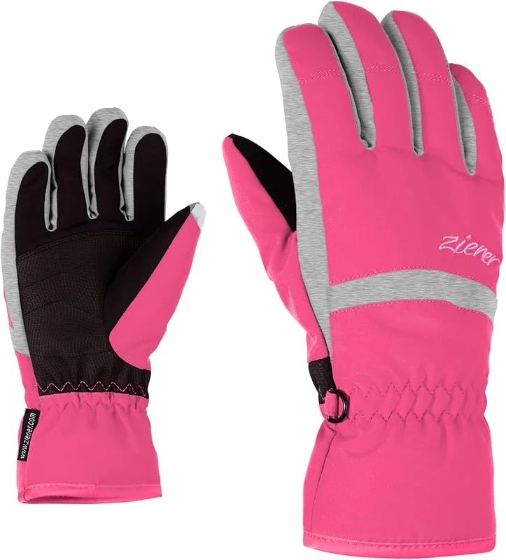 Ziener Lejano AS Glove Junior - Guantes de esquí para niños, Impermeables, Transpirables — Ropa esqui