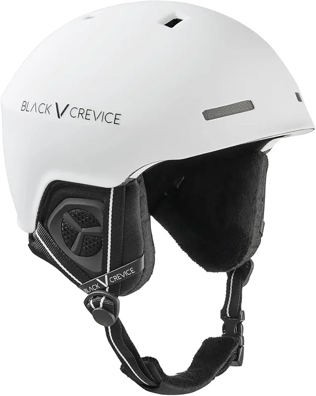 BLACK CREVICE Casco de esquí Aspen I Casco a Prueba de Golpes de diseño Deportivo I Casco de esquí Unisex I Casco de Snowboard y esquí Transpirable I Talla Ajustable — Equipo esqui