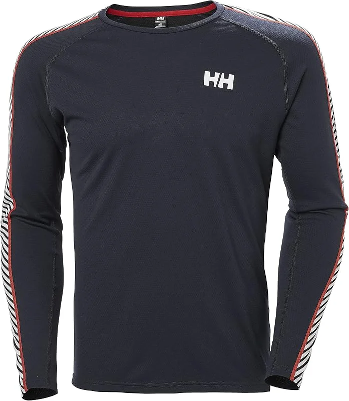 Helly Hansen Hombre Camiseta Térmica LIFA Active Stripe Crew — Ropa esqui