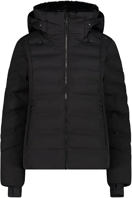 CMP Aprés Ski 34W4406 - Chaqueta acolchada con faldón antinieve para mujer — Ropa esqui