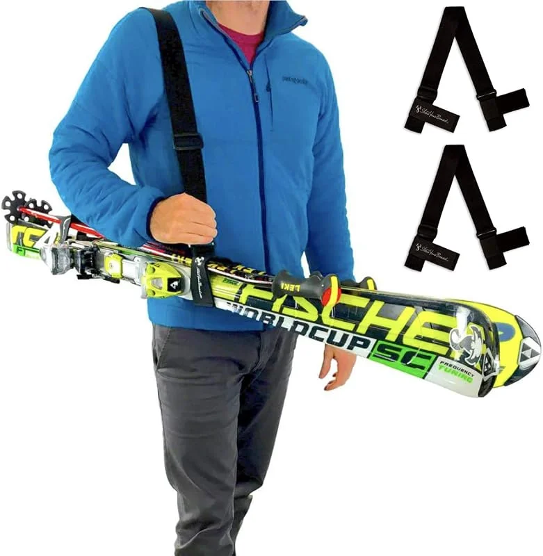 StoreYourBoard Correas de transporte de botas y esquís, sistema de correa de hombro ajustable, resistente — Equipo esqui