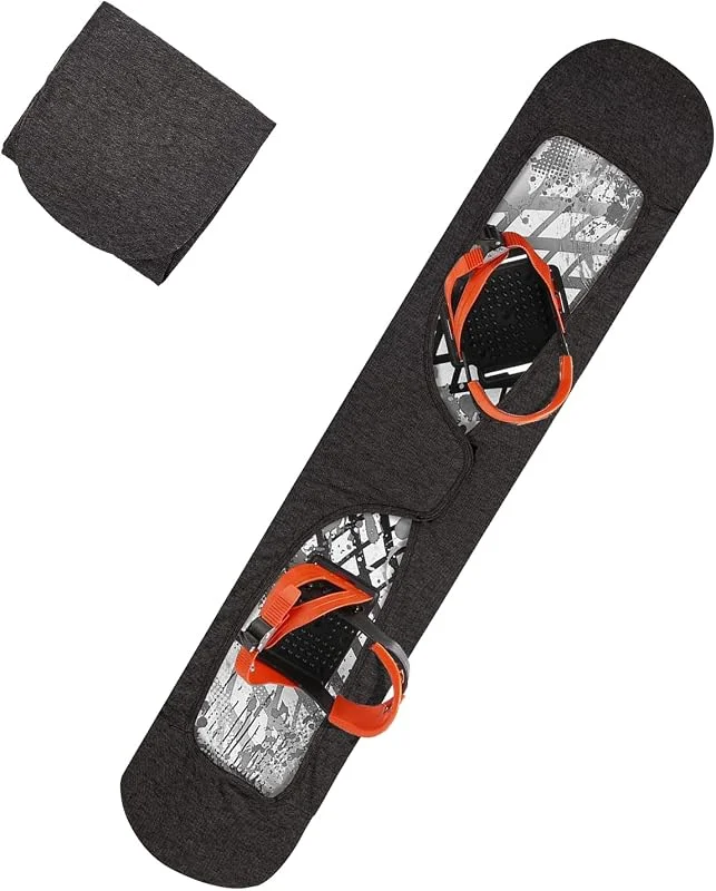 Funda para snowboard, funda de protección ajustable mejorada para snowboard, funda de viaje adecuada para tablas de snowboard de 140 a 170, cabe en la bolsa de almacenamiento de protección de — Equipo esqui