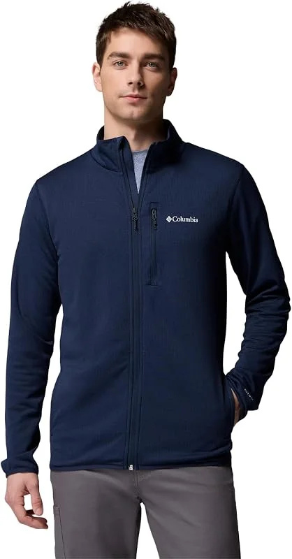 Columbia Essential Hike Grid Fleece Full Zip, Chaqueta De Forro Polar Con Cremallera para Hombre — Ropa esqui
